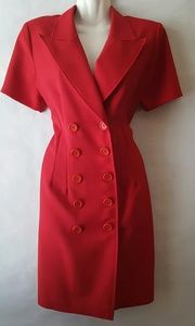 VTG Formal Red Suit Dress